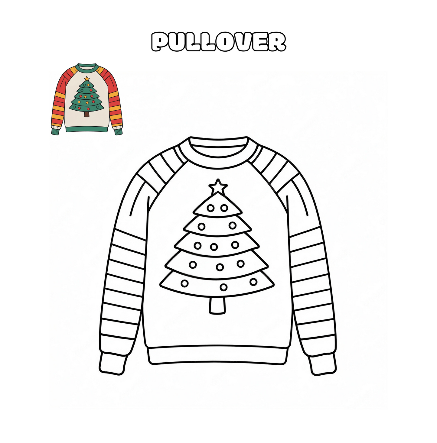 Malbuch für Kinder - Weihnachten: Entdecke Weihnachtsbäume, Rentiere, den Weihnachtsmann und mehr – Kreativer Ausmalspaß mit 40 süßen und einfachen Motiven für Kinder ab 4 Jahren!